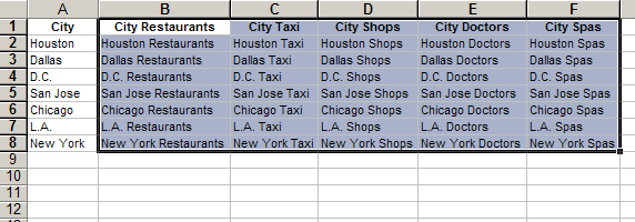 Append value(s) to a column (before or after)