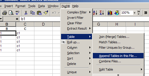 Combine (Append) Tables, Sheets, Files to Merge a Master List