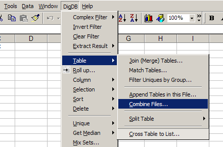 Combine (Append) Tables, Sheets, Files to Merge a Master List