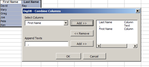 Combine Columns (merge)