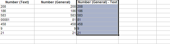 Convert Excel Data Types - Text, Number, Date, General