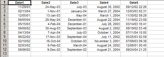 Convert Excel Dates to Weekday, Year, Month, Quarter, Hour