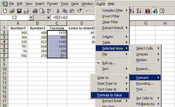 Convert range, sheet, file to value-only