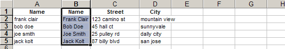 Convert Upper, Lower, Proper Case