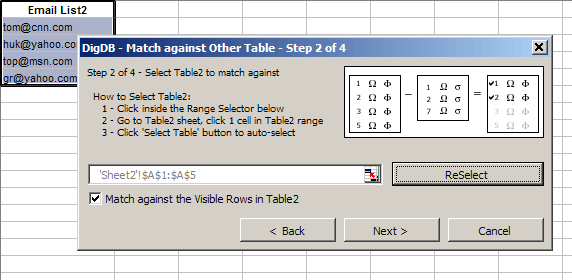 Find & Remove Duplicates - Dedupe Excel Table List