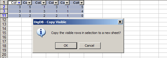 Extract result - subtotal, groupings, filters