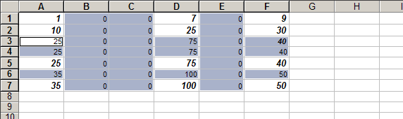 Fill Blank Cells in a Range