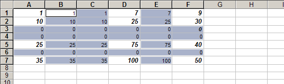 Fill Blank Cells in a Range