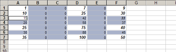 Fill Blank Cells in a Range