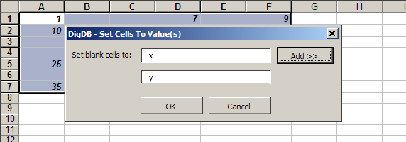 Fill Blank Cells in a Range