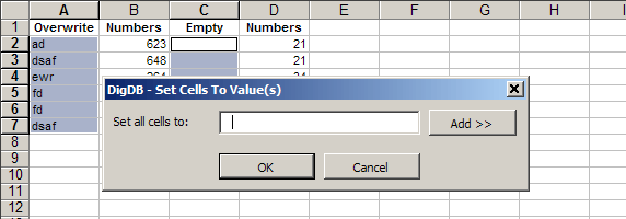 Set (fill) range to values