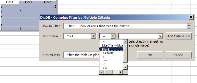 Filter Blank in Excel