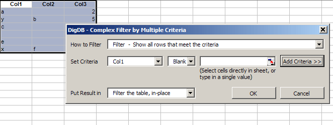 Filter Blank in Excel