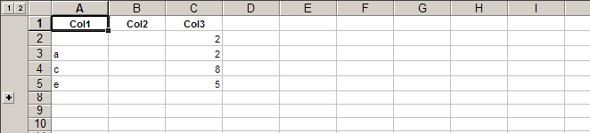 Filter Blank in Excel