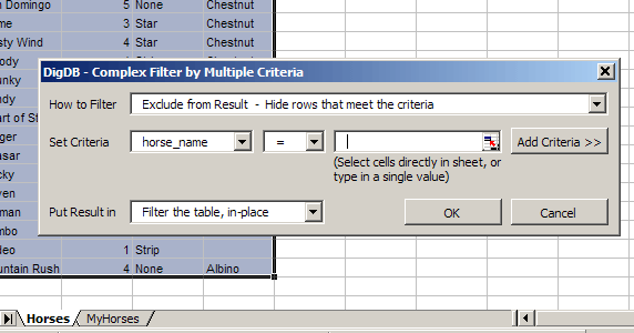 Excel filter - advanced & complex filtering