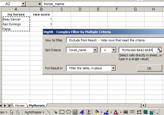 Excel filter - advanced & complex filtering