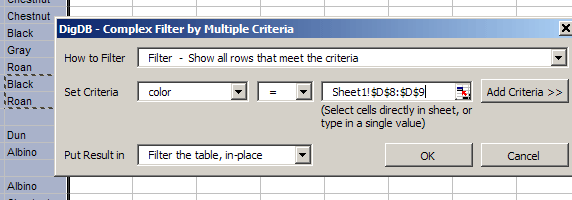 Excel filter - advanced & complex filtering