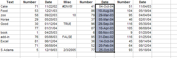 Select cells by multiple criteria, wildcard