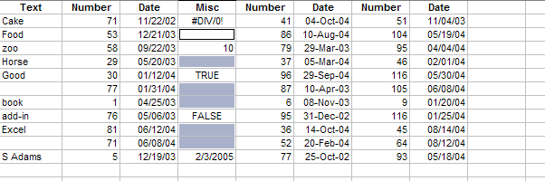 Select cells by multiple criteria, wildcard