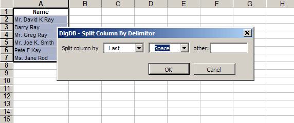 Split Column - by Delimiter or Length